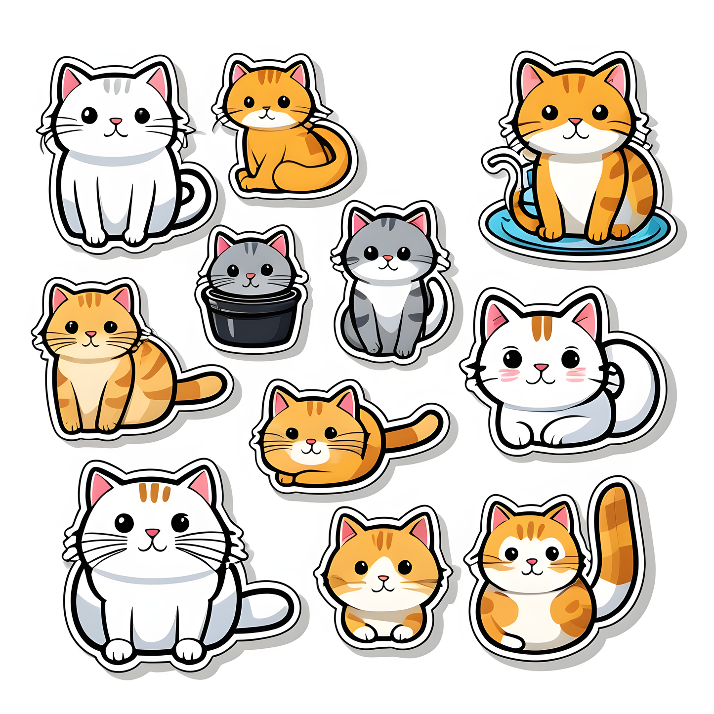 Custom Self Adhesive Sticker Retail Business Use Waterproof Tear Resistant
